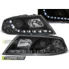 Predné svetlá Škoda Octavia 2, 2004-2008, LED Daylight, čierne black