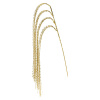 Steblo s pramienkami 120 cm, zlatá farba