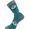 VoXX® Ponožky VoXX Vlnenka detská - modro-zelená Veľkosť: 20-24 (14-16)