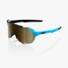 100 percent 100% S2 - BWR Black - Soft Gold Mirror Lens Športové cyklistické okuliare