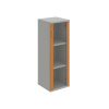 Hobis Policová skriňa Strong P, 40x115,2x40 cm, jelša/sivá