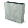 Záhradný plastový kvetináč s vložkou Urbi Case T Beton Effect Gray 58 x 18 x 49,8 cm PROSPERPLAST