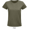 SOL´S PIONEER / Dámske tričko z bio bavlny - khaki XXL