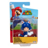 JAKKS PACIFIC Nintendo Super Mario Cat Toad figúrka 6,5cm