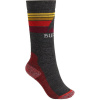 detské podkolienky BURTON KIDS EMBLEM MIDWEIGHT SOCKS True Black 33-35