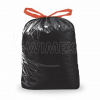 Wimex Vrece na odpadky (LDPE) zaťahovacie čierne 70 x 100 cm 120L (25 ks)