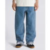 Modré nohavice VANS CHECK 5 BAGGY DENIM PANT STONEWASH BLUE Veľkosť nohavíc: 31