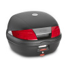 K35N MONOLOCK topcase, KAPPA (35L, černý nelakovaný + červená odrazka) M009-07