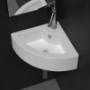 vidaXL Umývadlo s prepadom 45x32x12,5 cm, biele 140697