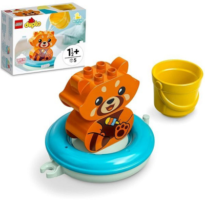 LEGO® DUPLO® 10964 Zábava vo vani: Plávajúca panda červená 5702017153582
