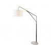 LAMBARIO Stojacia lampa L113-05 čierna/smotanová