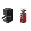 Gaggia Classic UP, black + Eureka Mignon Libra, CR ferrari red