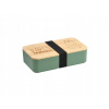 OBEDOVÝ BOX S MOTÍVOM MEDVEDÍKA ZELENÝ BAMBUS 18,5 x 10,5 x 5 CM PRE DETI