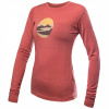 Sensor Merino Active Triglav dámske tričko s dlhým rukávom terakota M