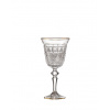 Bohemia Crystal ručne brúsené poháre na biele víno Felicie Line Gold (set po 2ks)