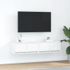 zahrada-XL TV skrinky 2 ks biele 60x31x25,5 cm kompozitné drevo 861491