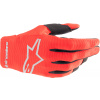 Rukavice ALPINESTARS Radar červeno strieborné detské