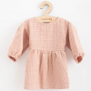Dojčenské mušelínové šaty New Baby Comfort clothes šalviová Farba: Ružová, Veľkosť: 68 (4-6m)