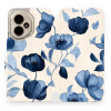 Mobiwear Flip knížkové pro Honor 400 - Modré květy 5907861028844