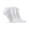 Ponožky po kotník CRAFT CORE DRY SHAFLESS SOCK 3-PACK 1910639-900000 – Biela