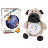LEAN TOYS Teddy Bear Sleep Lights Zvuky nočného a denného režimu Pes