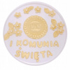 Id_2408 SVÄTÉ PRIJÍMANIE TORTA IHS HOSTIA KALICH ZLATÁ CUKROVÁ OZDOBA