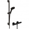 Hansgrohe Pulsify Select S Sprchový set s termostatickou baterií Eco a tyčí 65 cm, matná černá 24272670