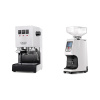 Gaggia New Classic EVO, white + Eureka Atom 60, white