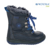 Protetika - zimné topánky BORY blue - zateplené kožušinkou Veľkosť: 21