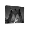 Jansen Display Potištěná látková dělící stěna 200-150 Oboustranný New York Manhattan Bridge, 1984 x 1502 mm