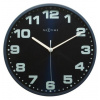 Dizajnové nástenné hodiny 3053bl Nextime Dash blue 35cm