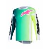 dres RACER PORTL, ALPINESTARS (zelená/bílá/černá) 2026 M170-0318