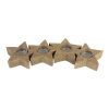Morex Svícen na 4 svíčky D3249 - 38 x 16 x 4 cm