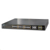 Planet GS-4210-24PL4C PoE+ switch 28x 1000Base-T, 4x SFP, 802.3at do 440W, VLAN, SNMPv3/WEB GS-4210-24PL4C