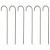 vidaXL Stanové kolíky 6 ks 37 cm Ø10 mm pozinkovaná oceľ - 94782-48917
