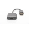 DIGITUS Převodník DisplayPort (1.4) na HDMI (2.0) 4K2K / 60Hz, HDCP 1.4 / 2.2, HDR10, černý