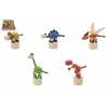 Teddies Dinosaurus dřevěný mačkací - 5 druhů