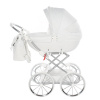 JUNAMA Kočík pre bábiky Dolce 06 white/silver