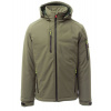 PAYPER CREEK PAD S00330-0489 / Zateplená softshellová bunda s odnímateľnou kapucňou - military green/green S