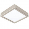 LED stropné svietidlo Eglo Fueva 5, štvorec, 16 cm, teplá biela (99239) kovové