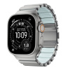 Nomad remienok Stratos pre Apple Watch 44-49mm - Ice Blue Glow/Natural Hardware (Nomad remienok Stratos pre Apple Watch 44-49mm - Ice Blue Glow/Natural Hardware)