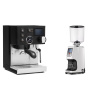 Rancilio Silvia BC PID, black + Eureka Atom Specialty 75, white