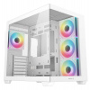 DEEPCOOL skříň CG530 4F ATX / 4x120mm ARGB fans / USB 3.0 / USB-C/ panoramatická / bílá (R-CG530-WHADA4-G-1)