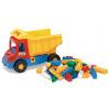 Auto na hranie multitruck s plastovými kockami 38 cm Wader 12m+