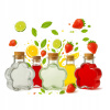5x Sklenená fľaša DAISY 150ml, ozdobná na likér, sirup, darček, alkohol, víno
