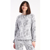 Dámske pyžamo dlhé Sofia - šedá L (VIENETTA SECRET)