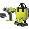 RYOBI 18V ONE+ 1/2” Aku rázový uťahovák s poistným kolíkom R18IW3-120S3
