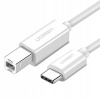 Ugreen US241 USB-C / USB-B 2.0 pre tlačiareň so skenerom, 1,5m, bílý