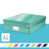 Leitz WOW Click & Store A4 28,1 x 10 x 37 cm, ľadovo modrá