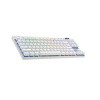 LOGITECH Logitech® G PRO X TKL LIGHTSPEED Gaming Keyboard - WHITE - US INT'L - 2.4GHZ/BT - TACTILE 920-012148